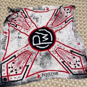 Pendleton Whisky Bandana with Red and Black Design